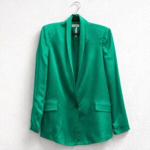 Truth & Pride Emerald Green Blazer – Size Medium – Tailored Statement Piece
